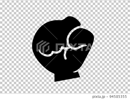 ファイト こぶし アイコン 頑張る ベクターイラスト 94585355