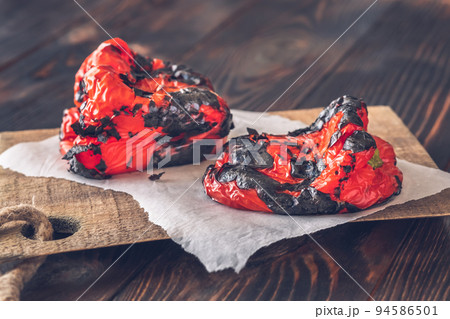 Grilled bell-peppers Grilled bell-peppers 94586501