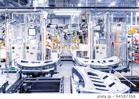 robots in a car plant 94587368