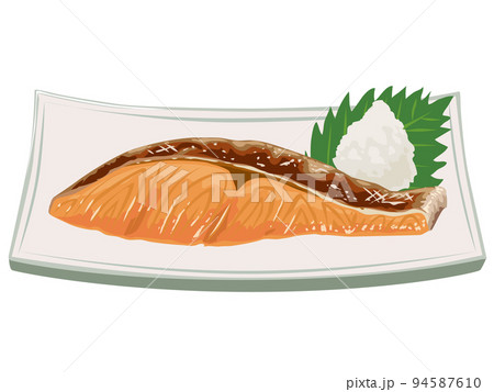 鮭の塩焼き 94587610