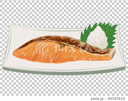 鮭の塩焼き 94587610