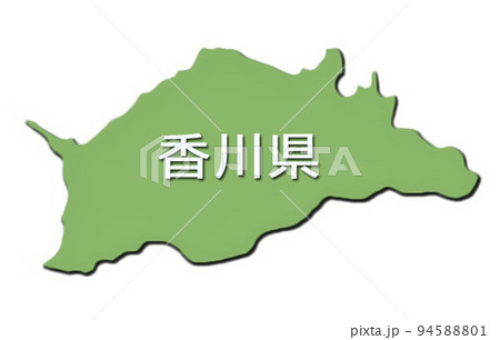日本地図 アイコン 香川県 日本地図 アイコン 香川県 94588801