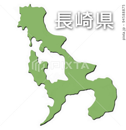 日本地図 アイコン 長崎県 日本地図 アイコン 長崎県 94588875