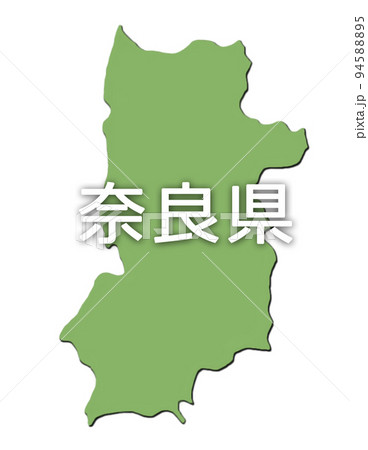 日本地図　アイコン　奈良県 94588895