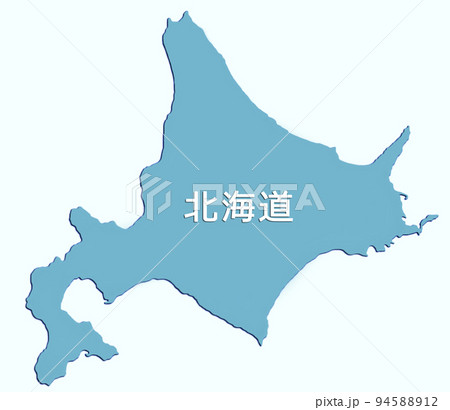 日本地図　アイコン　北海道 94588912