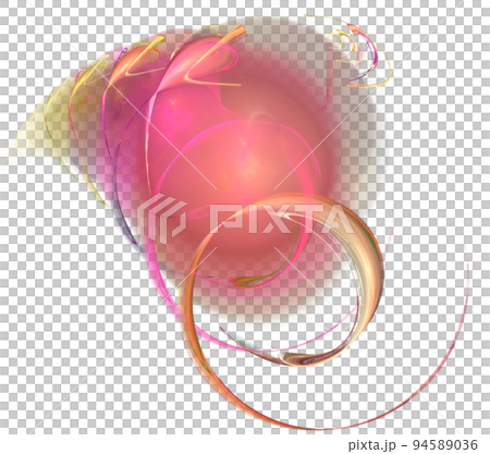 abstract rounded pink pattern without...のイラスト素材 [94589036] - PIXTA