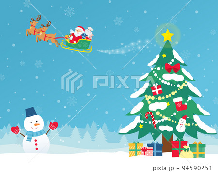 クリスマスの雪の日 クリスマスの雪の日 94590251