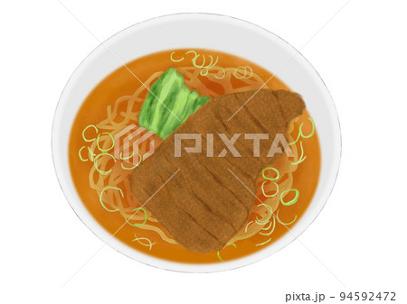 排骨麺のイラスト(手描き) 排骨麺のイラスト(手描き) 94592472