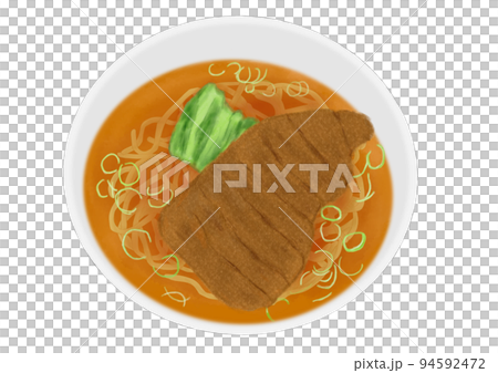 排骨麺のイラスト(手描き) 排骨麺のイラスト(手描き) 94592472
