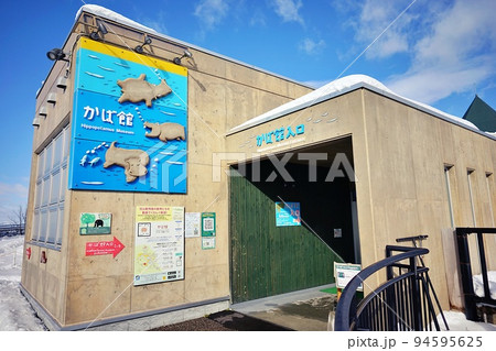 冬の旭山動物園・かば館(北海道旭川市) 冬の旭山動物園・かば館(北海道旭川市) 94595625