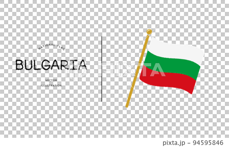 ブルガリアの国旗アイコン ベクターイラスト	 94595846