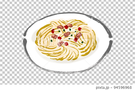 Peperoncino 意大利面手繪日式插畫 94596968