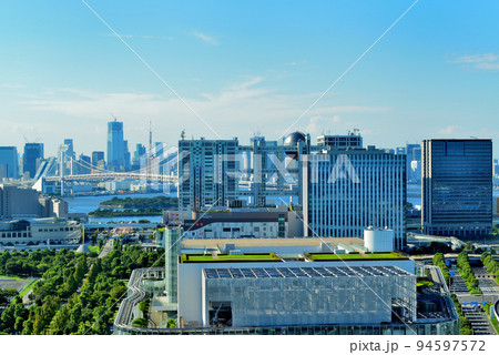 テレコムセンタ展望台からお台場の風景 テレコムセンタ展望台からお台場の風景 94597572