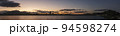 パノラマ 夕日 夕暮れ 94598274