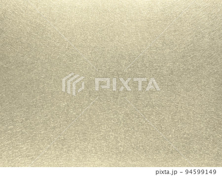 淡金色に輝く艶消しのバイブレーション研磨仕上げの金属板の背景画像 94599149