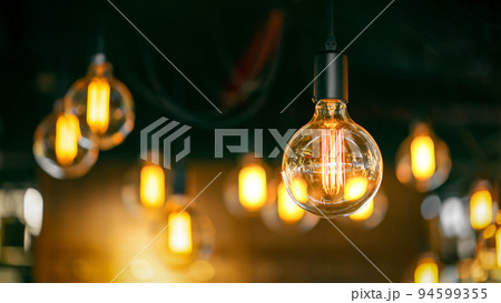 antique style light bulbs , warm light antique style light bulbs , warm light 94599355