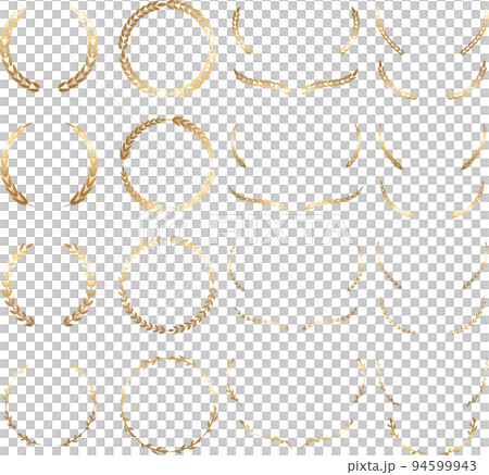Handwritten leaf treatment gold Handwritten leaf treatment gold 94599943