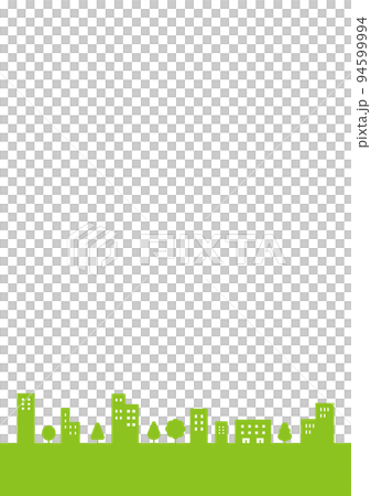 Illustration of a simple cityscape landscape Illustration of a simple cityscape landscape 94599994