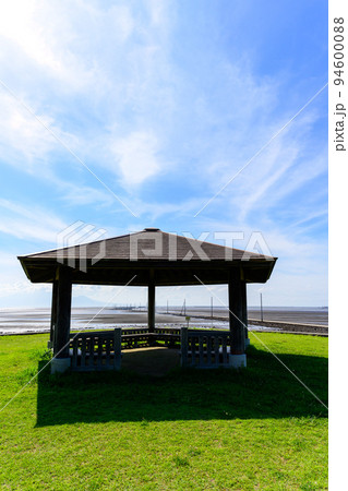 長部田海床路(ながべたかいしょうろ)風景 観光名所 長部田海床路(ながべたかいしょうろ)風景 観光名所 94600088