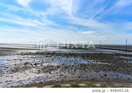 長部田海床路（ながべたかいしょうろ）風景　　観光名所 94600116