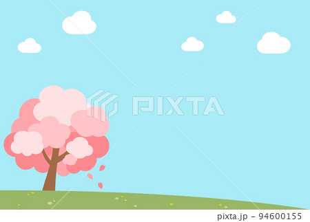 背景イラスト_桜の背景 背景イラスト_桜の背景 94600155