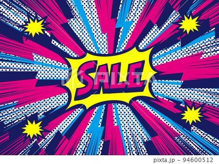 アメコミ風ポップアート吹き出しセール アメコミ風ポップアート吹き出しセール 94600512