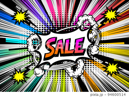 アメコミ風ポップアート吹き出しセール 94600514