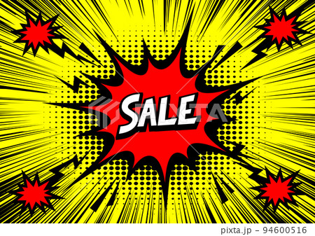 アメコミ風ポップアート吹き出しセール 94600516