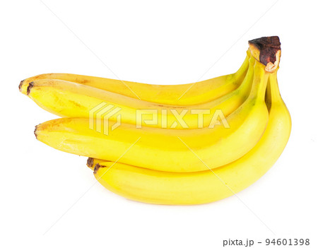 Fresh Banana Isolated. Bunch Of Ripe Organic Bananas On White Background.  Stock Photo, Picture and Royalty Free Image. Image 155940267.