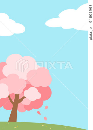 背景イラスト_桜の背景 94601993