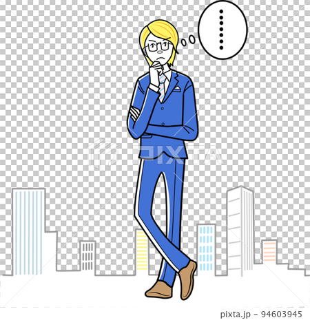 Think, worry, businessman 94603945