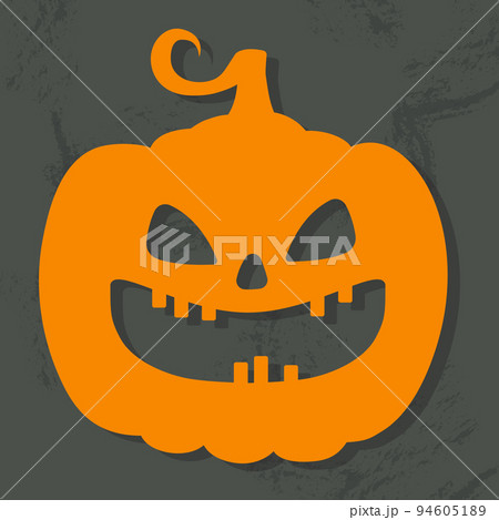Jack-o-lantern. Halloween pumpkin icon. Vector 94605189