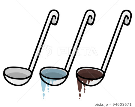 お玉3本のイラスト 94605671