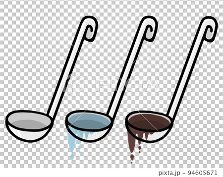 三個勺子的插圖 三個勺子的插圖 94605671