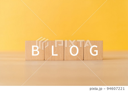 BLOGと書かれたブロック BLOGと書かれたブロック 94607221