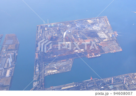 空から見る京葉工業地域の風景 94608007