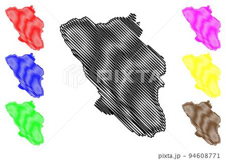Chaharmahal and Bakhtiari Province map vector Chaharmahal and Bakhtiari Province map vector 94608771