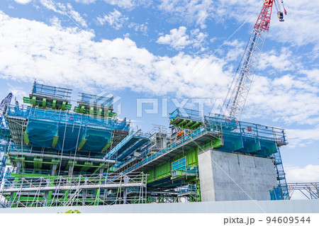 大阪府 新名神高速道路 淀川東高架橋工事 大阪府 新名神高速道路 淀川東高架橋工事 94609544