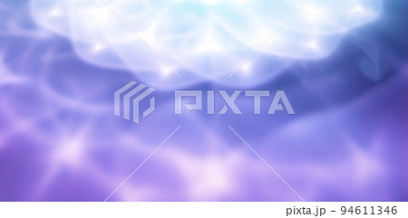 キラキラの抽象的な背景素材（青紫 寒色系） 94611346