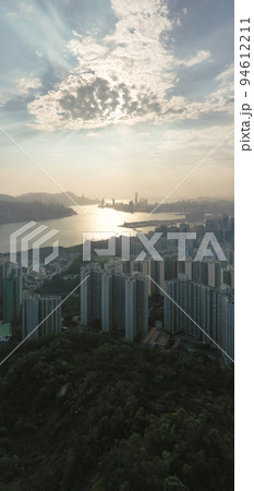 the cityscape of the hong kong, view from black hill 9 May 2022 94612211