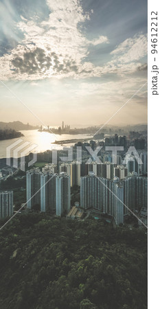 the cityscape of the hong kong, view from black hill 9 May 2022 the cityscape of the hong kong, view from black hill 9 May 2022 94612212