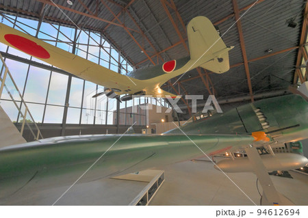 鶉野飛行場　soraかさいの「紫電改」「 九七式艦上攻撃機」実物大模型 94612694