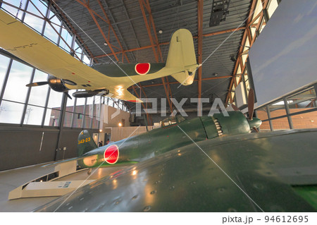 鶉野飛行場　soraかさいの「紫電改」「 九七式艦上攻撃機」実物大模型 94612695