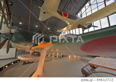 鶉野飛行場　soraかさいの「紫電改」「 九七式艦上攻撃機」実物大模型 94612713