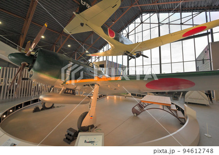 鶉野飛行場　soraかさいの「紫電改」「 九七式艦上攻撃機」実物大模型 94612748