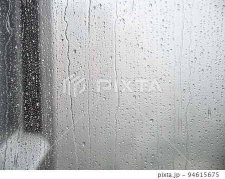 Rain drops on window. Rainy weather Rain drops on window. Rainy weather 94615675