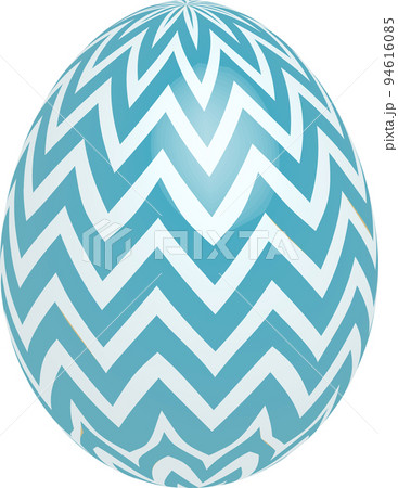 Realistic Easter Egg Cutout 94616085