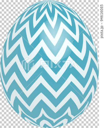 Realistic Easter Egg Cutout 94616085