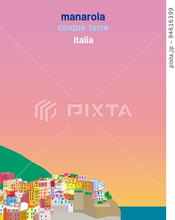 マナローラ manarola チンクエテッレ cinque terre イタリア italia 夕景 マナローラ manarola チンクエテッレ cinque terre イタリア italia 夕景 94616399