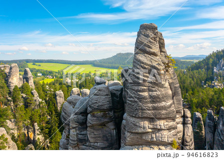 Rock city in the Adrspach Rocks, part of the Adrspach-Teplice Landscape Park in the Czech Republic 94616823